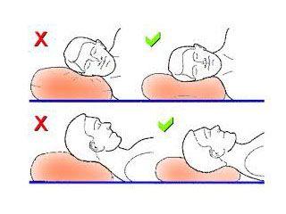 Положение головы во сне